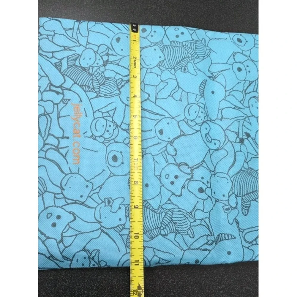 3 New‎ AUTHENTIC Jellycat Dust Bag Blue Storage Bag Stuffed Animal Carry Tote